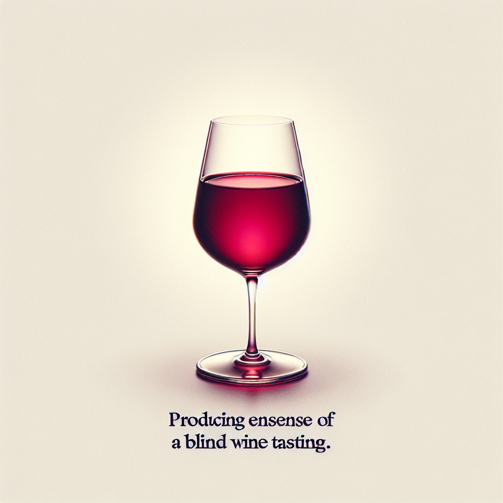 How Do You Conduct A Blind Tasting, And What Insights Can It Provide?
